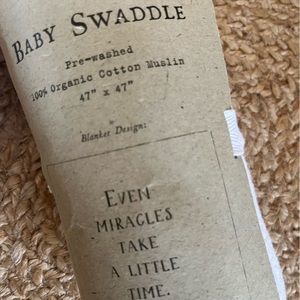 Sugarboo&Co 100% Organic Cotton Muslin Swaddle
